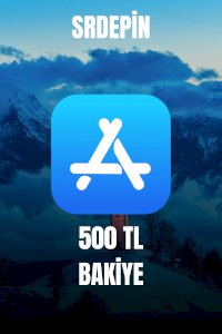 APP STORE 500TL BAKİYE 