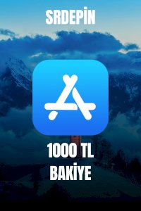 APP STORE 1000TL BAKİYE 