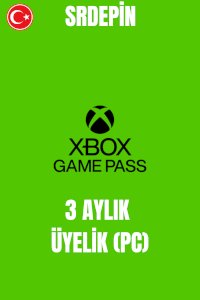 XBOX GAMES PAS 3 AYLIK PC 